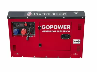 Generador electrico 15kva monofásico trifásico con ATS incluido — Go Power • Herramientas y Maquinas Industriales